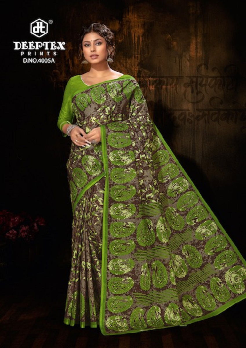 Deeptex Mother Queen 4 Printed Sarees Catalog
